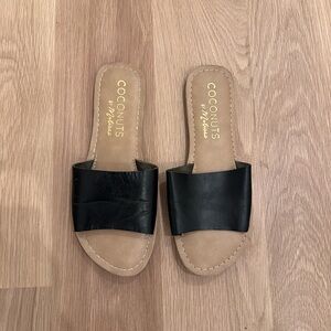 Coconuts by Matisse Black Women's Slide Sandals